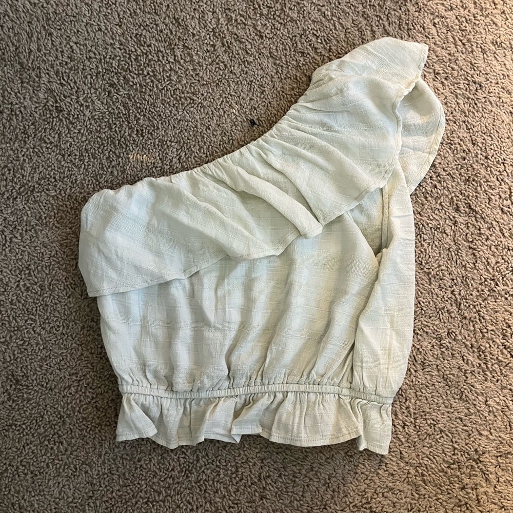 american eagle one shoulder top